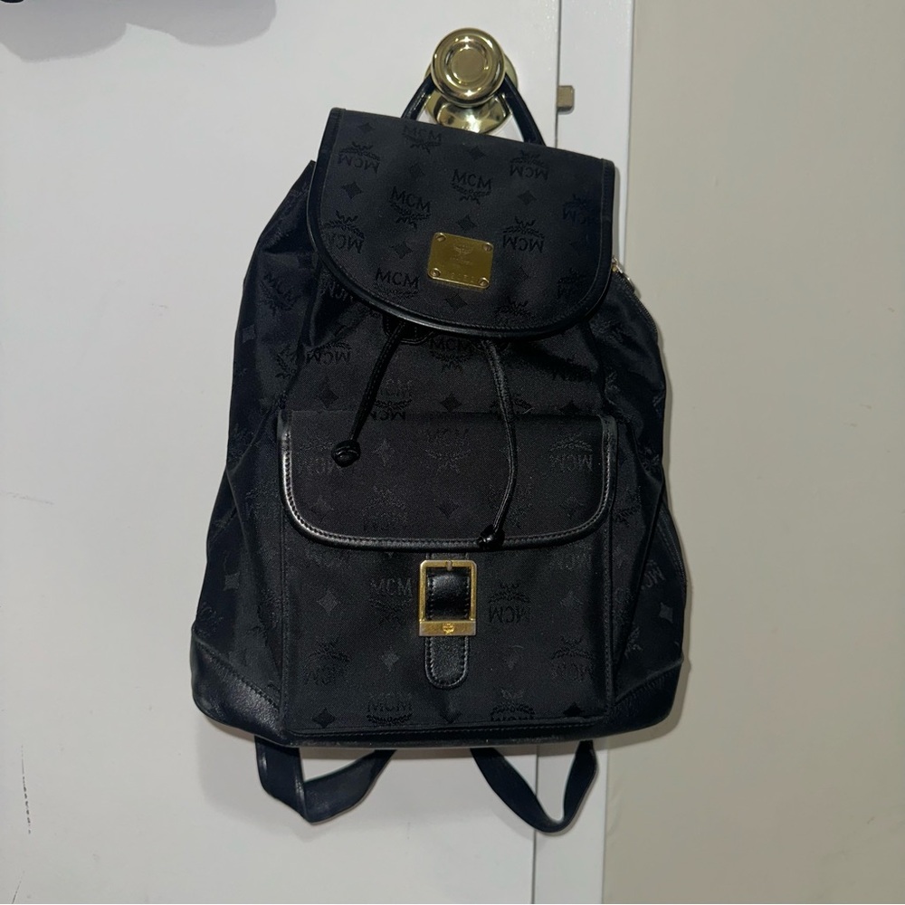 MCM Black Backpack